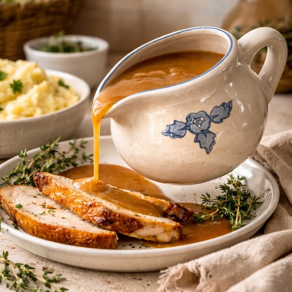 Pfaltzgraff Yorktowne Ceramic Wide Serveware Creamer Pitcher Gravy Boat - Picture 2 of 8